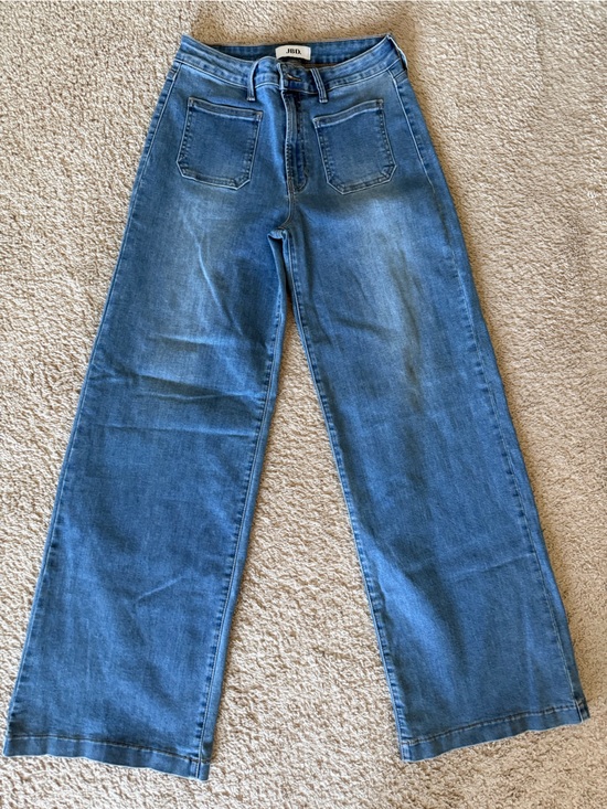 Just Black Denim - JBD Medium Blue Wide Leg Jeans
